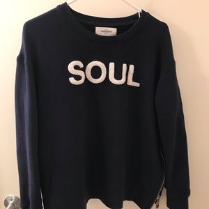 Soulcycle Varsity Crewneck Sweatshirt